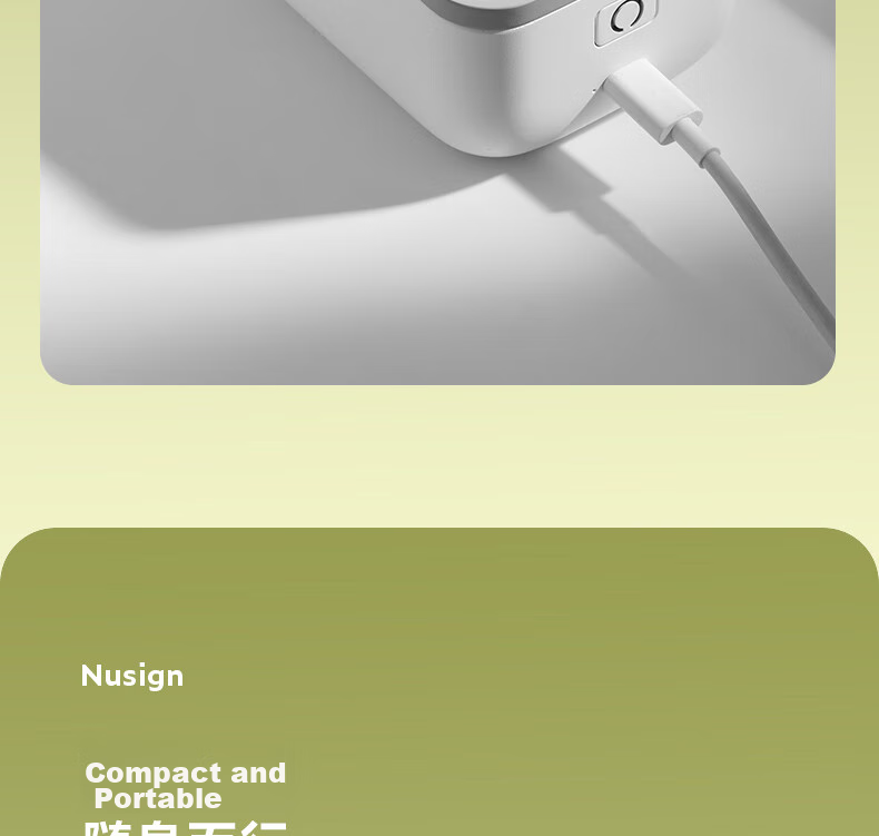 Deli Niusai Q5 Green Smart Bluetooth Thermal Label Printer, Home Storage Back-To Name Tag, 50mm Handheld Portable Clothing Hanger Tag, Retail Food Price Label Machine 23