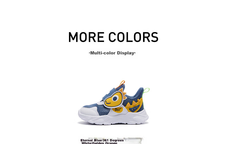 361° Children's Shoes, Toddler Walking Shoes for Spring, Boys And Girls Aged 1-3, Cartoon Baby Shoes, Black, Size 26 55