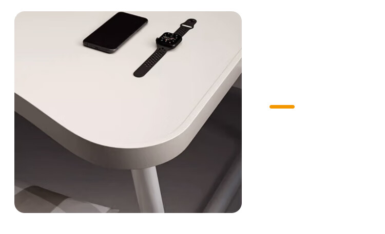 XINGKAI Bedside Small Table, Bed Laptop Desk, Foldable Bed Desk, Study Table BGZ692 Flat White 60*40 10
