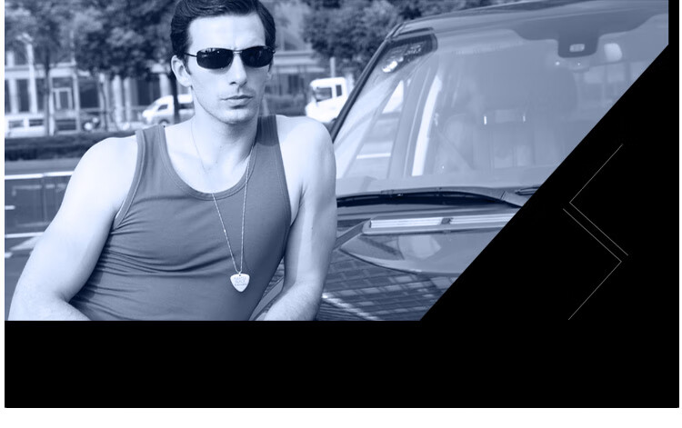 VEGOOS Polarized Men's Metal Square Frame Sunglasses Trendy Cool UV Protection Driving Shades 1318 3