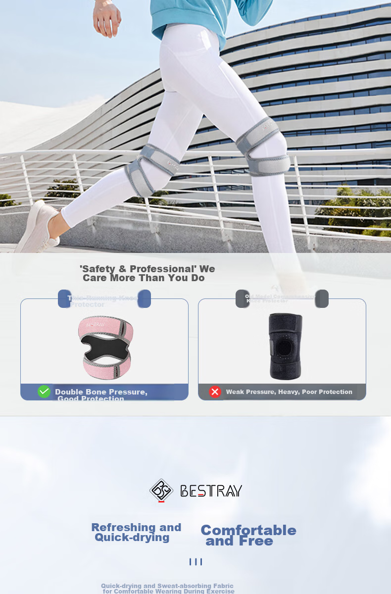 Bestray Patellar Strap Knee Brace, Professional Grade, for Men And Women, Sports Knee Support, Badminton Running Ice Knee Strap, Joint Protection Band 8