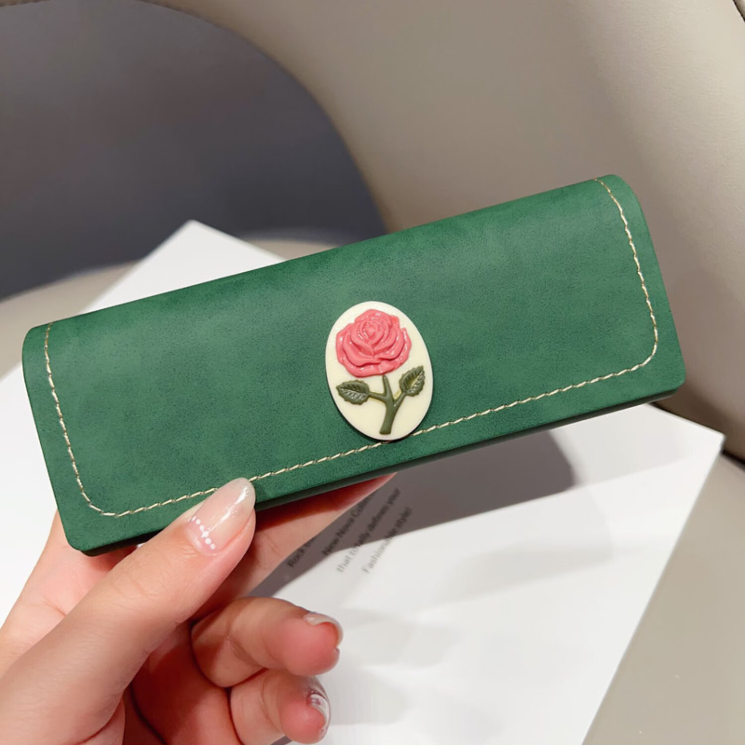 Fanyejia Retro-Style, Durable Portable, Fresh And Elegant Frame, Myopia Glasses Case, High-End Student Sunglasses Storage Box 11