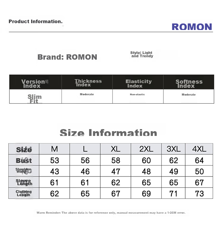 ROMON Men's Jacket, Spring And Autumn Business Casual Coat, Men's Outerwear for Work, Professional Attire, Black, XL 11