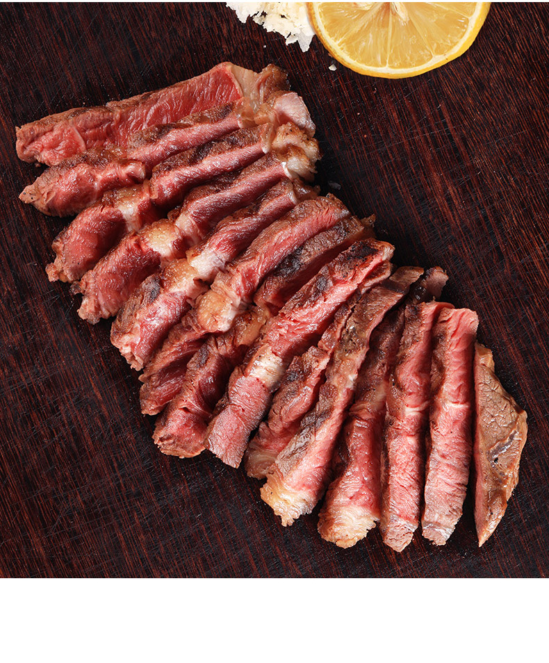 龙榜 板腱牛排原切 500g/袋(厚切2片装)美国进口谷饲牛肉 生鲜牛扒 非