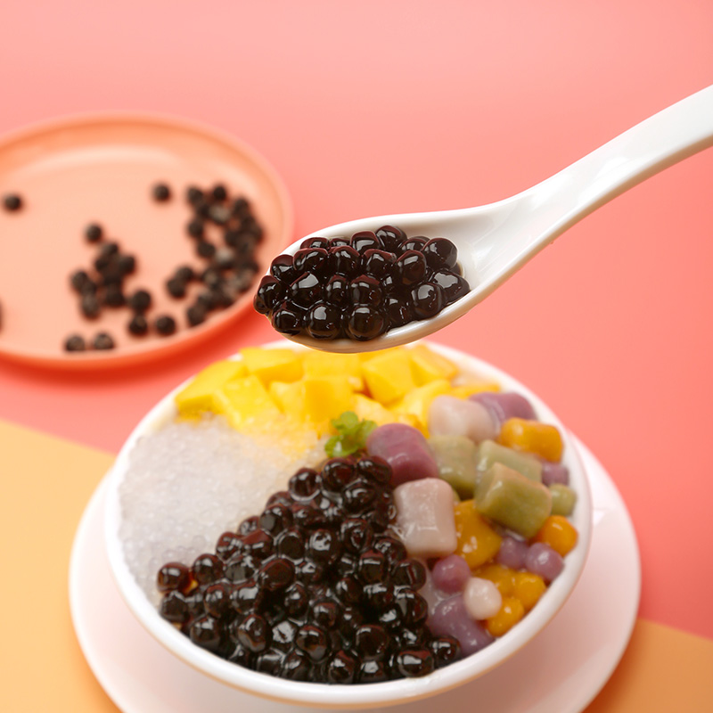 俏侬 免煮珍珠粉圆 黑糖风味 300g*2袋自制芋圆奶茶原料独立小包