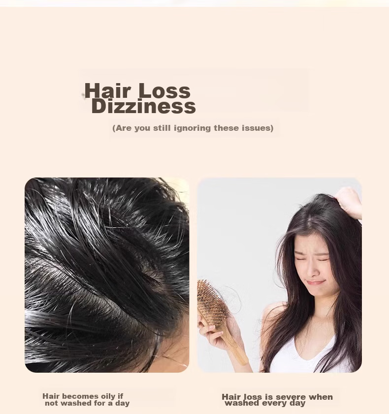 Jiashigao Hollow Comb for Oil Control And Energy, Dandruff Removal, Meridian Massage, Men's And Women's No-Rinse Cleansing And Volumizing Tool 2