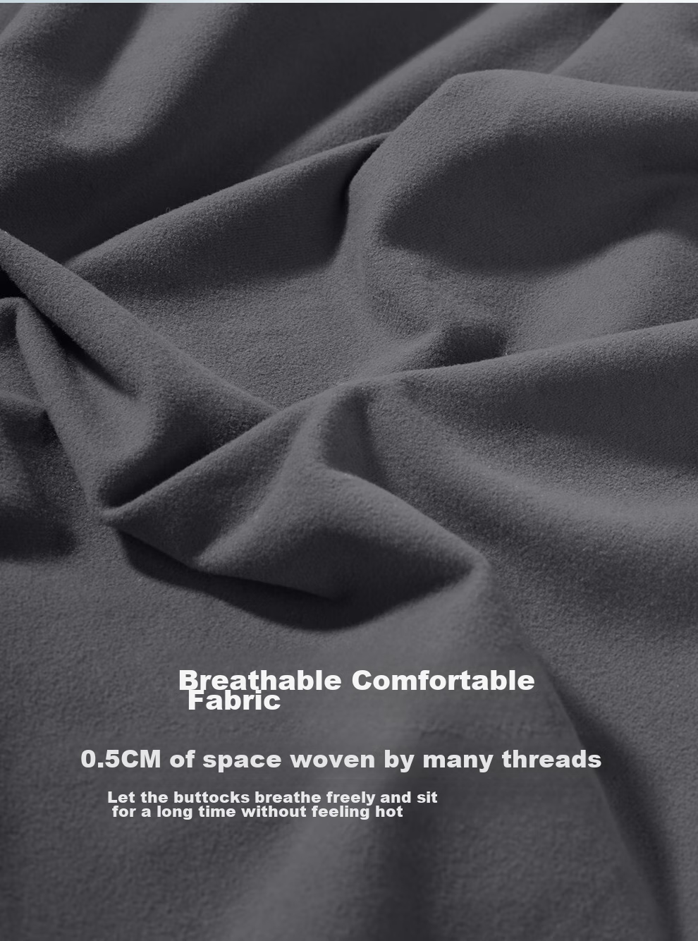 GREAT LIFE Ergonomic Memory Foam Seat Cushion for Office, Hemorrhoids, Car, Chair, Long Sitting, Students' Buttocks Pad 6