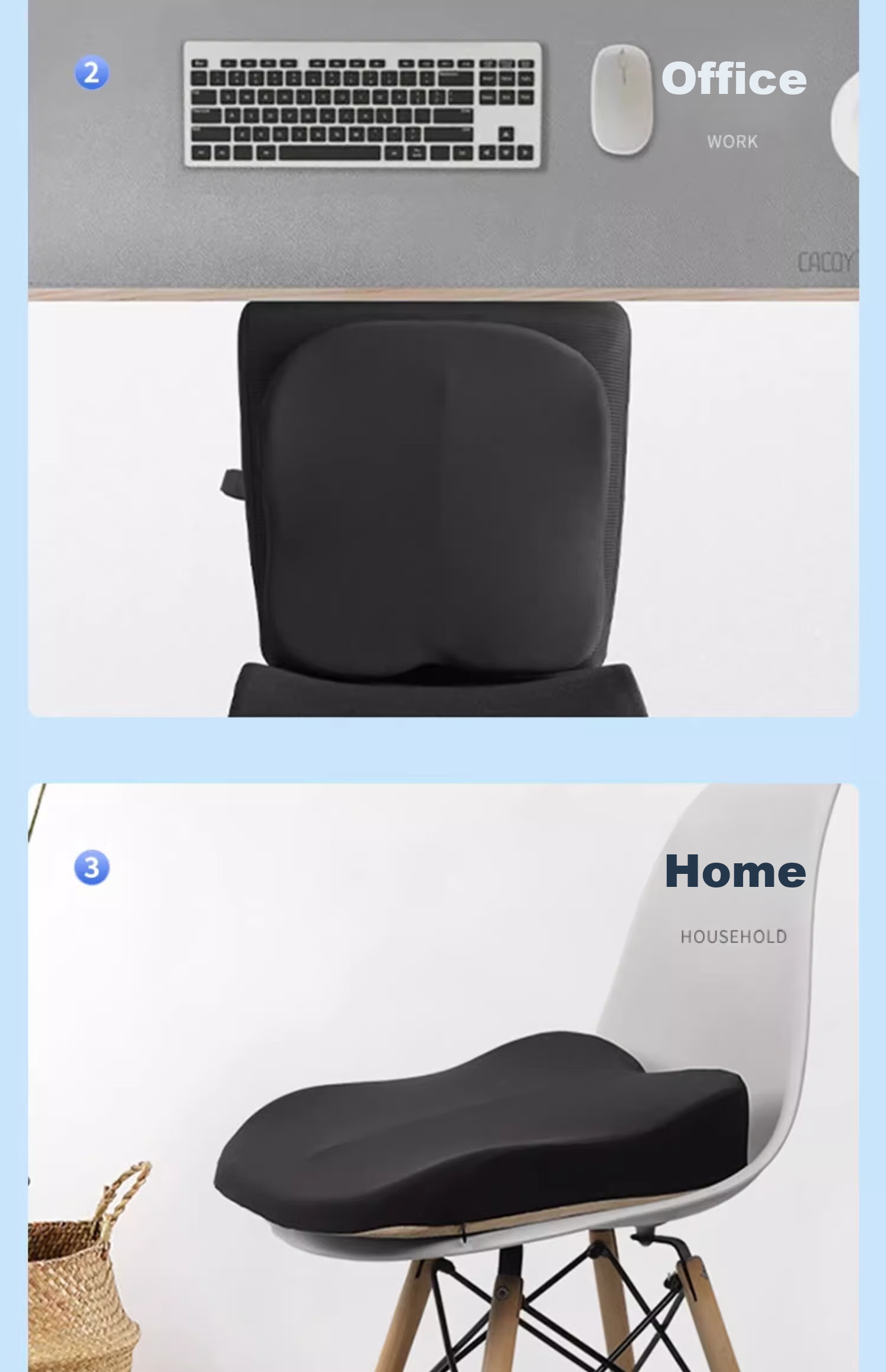 HELLOLEIBOO All-Season Car Seat Cushion for Short Women, Driver's Seat Height-Increasing Pad for Interior 26