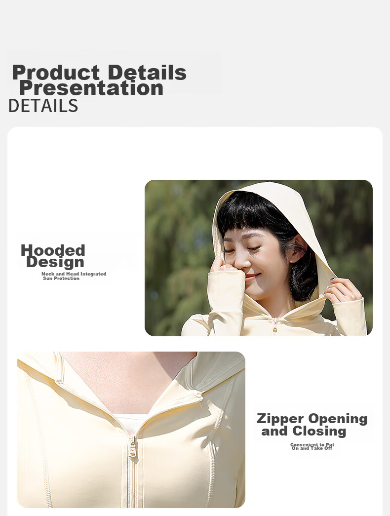 CAMEL Yoga Wear Ice-Cool Sun Protection Jacket, Moisture-Wicking Quick-Dry Lightweight Breathable Outdoor Clothing Y24BA06021 47
