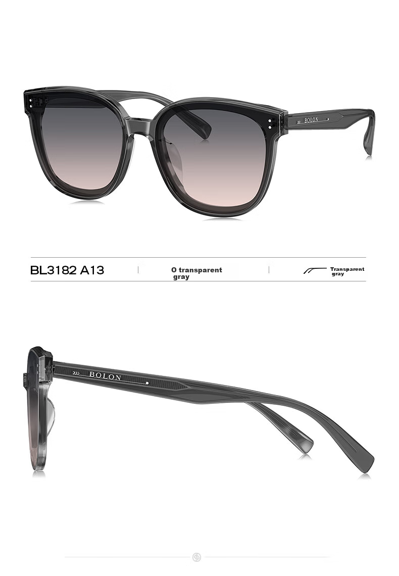 BOLON Sunglasses, Yang Zi's Style, Versatile Sunglasses for Women, UV Protection, Outdoor Driving Sunglasses, BL3082A10 18