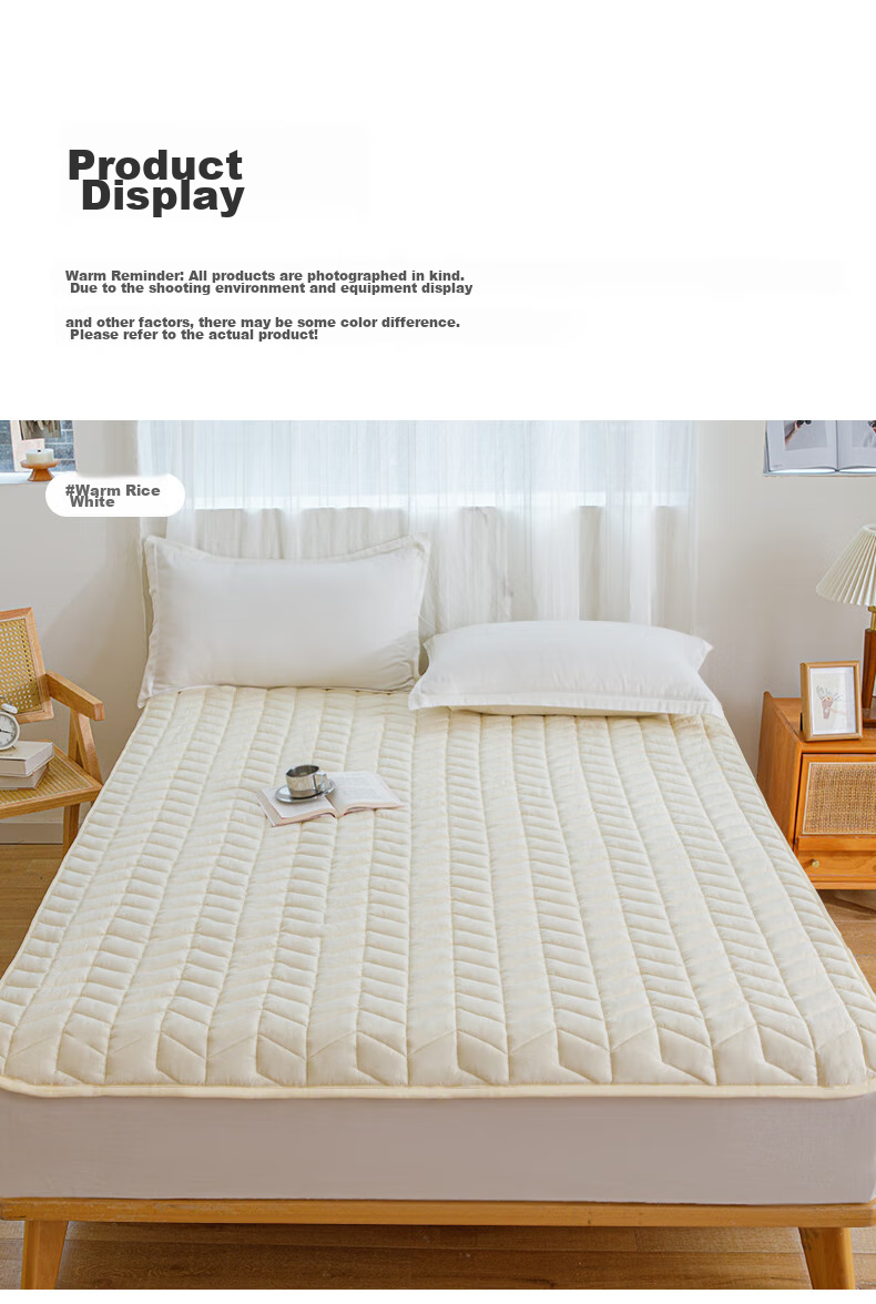 CROWN Mattress Pad, Single Size 0.9x2 Meters, Student Dormitory Bunk Bed Mat, Quilt, 0.9 Meter Bed, Foldable Soft Pad 9