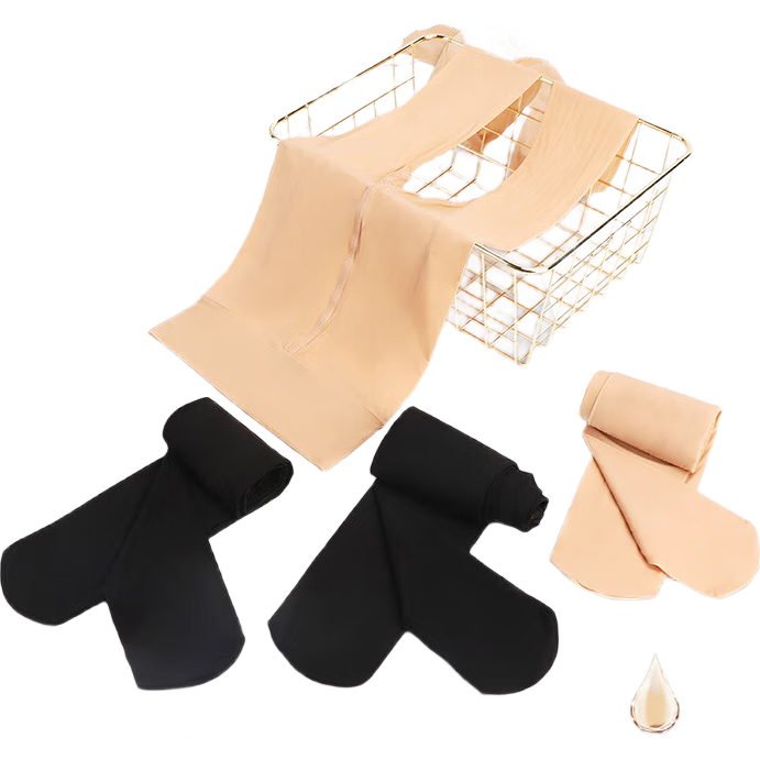 LangSha Horse Oil Stockings, Women's Sexy Seductive Shiny Silk Stockings, Smooth Thin Summer Large Size Pantyhose