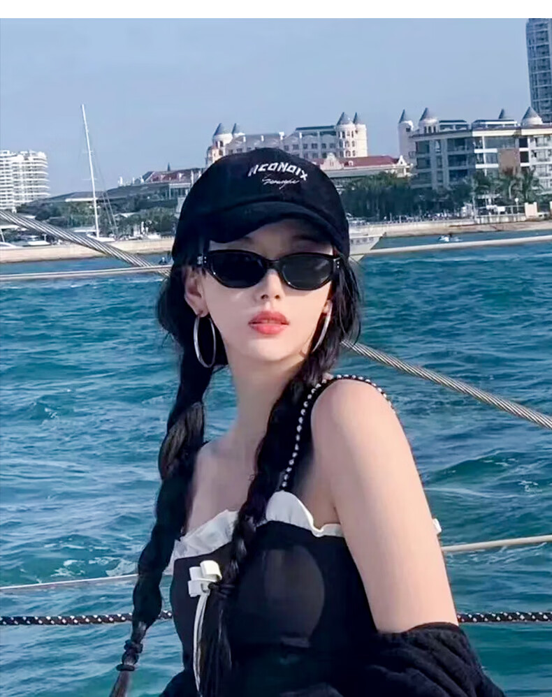 LOHO 2026 New Small Frame Sunglasses for Women, Cat Eye GM Sunglasses for Men, UV Protection, Specially Designed for Driving 2