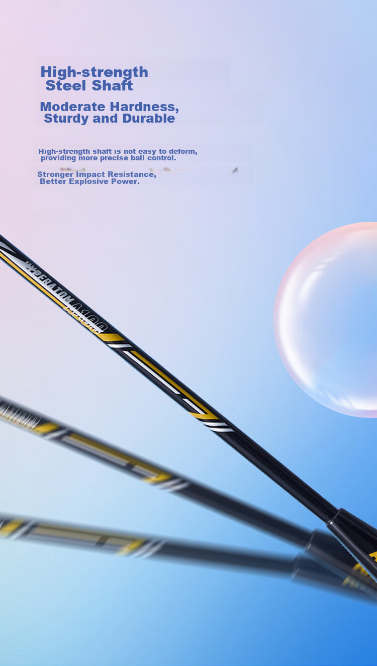 ANTA Badminton Racket Aluminum Alloy Basic Training Pair for Men And Women, with Free Gift (Racket Case + Three Durable Shuttlecocks) 7