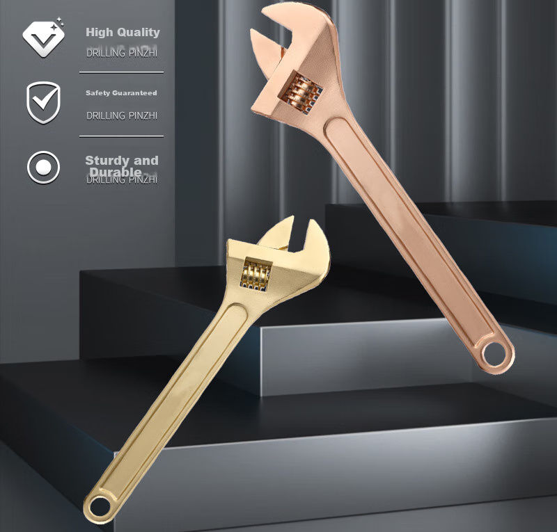 CNFB Bridge Anti-Explosion Adjustable Wrench, Wrench, Aluminum Bronze, 36*300mm 2