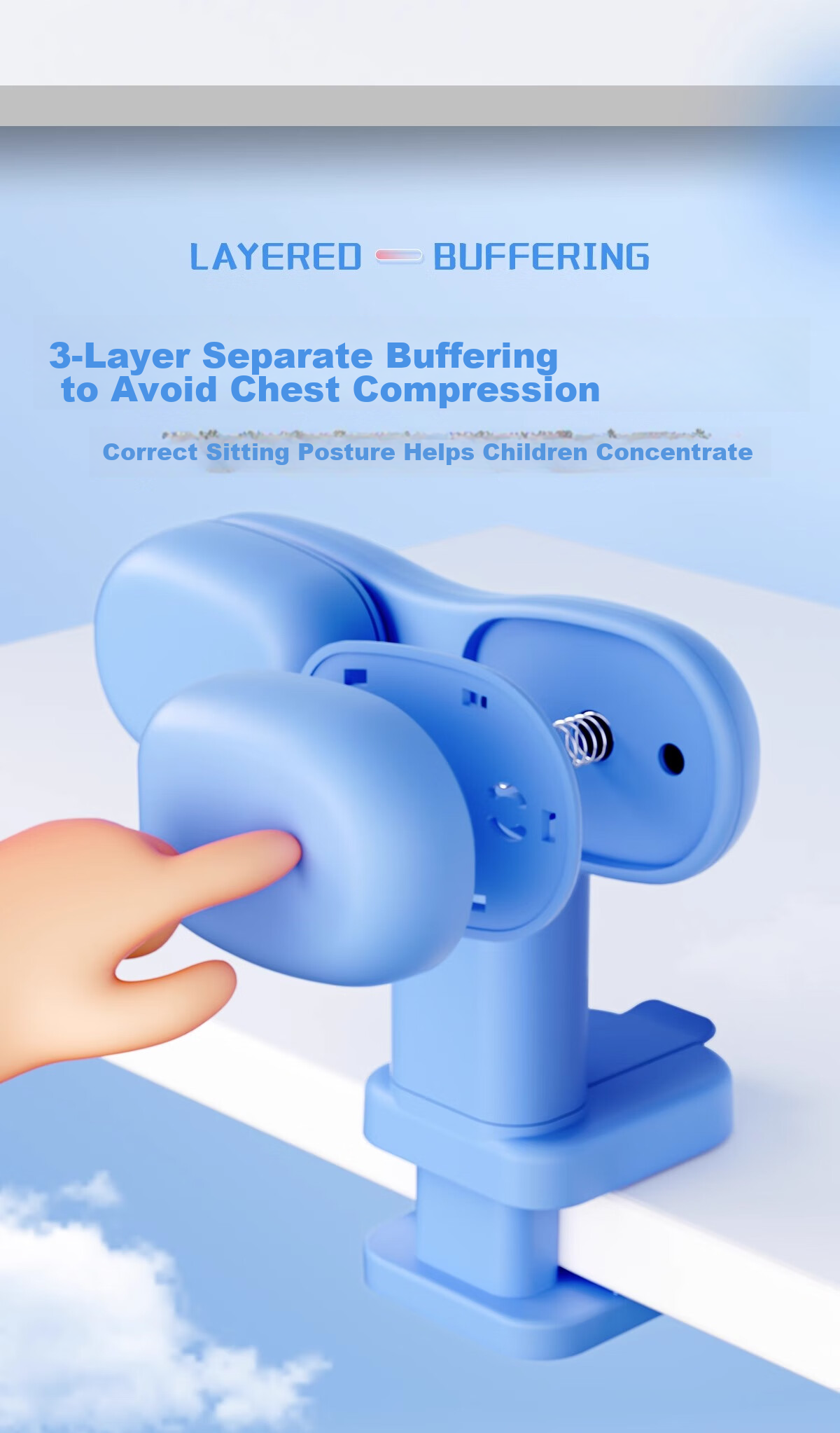 Mingyu Posture Corrector for Elementary School Students, Children's Writing Posture Adjuster, Desktop Multifunctional Learning Stand, Homework Aid, Prevents Myopia And Hunchback, Posture Correction Device 7