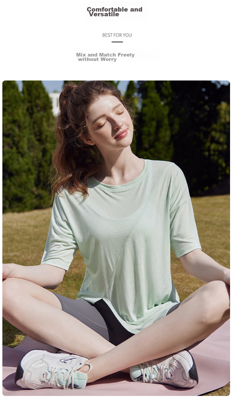 XUEXIMAN Yoga Top for Women, Elegant Slimming Sports Tank Top, Running Fitness Spring And Summer Pilates Cover-Up 7