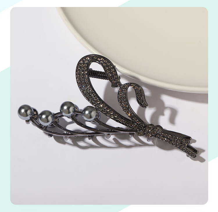 CHIMERA Hair Clip, High-End Hair Accessory for Women, Rhinestone Hair Claw Clip, Back of Head Bun Shark Clip, Birthday Gift for Wome 7
