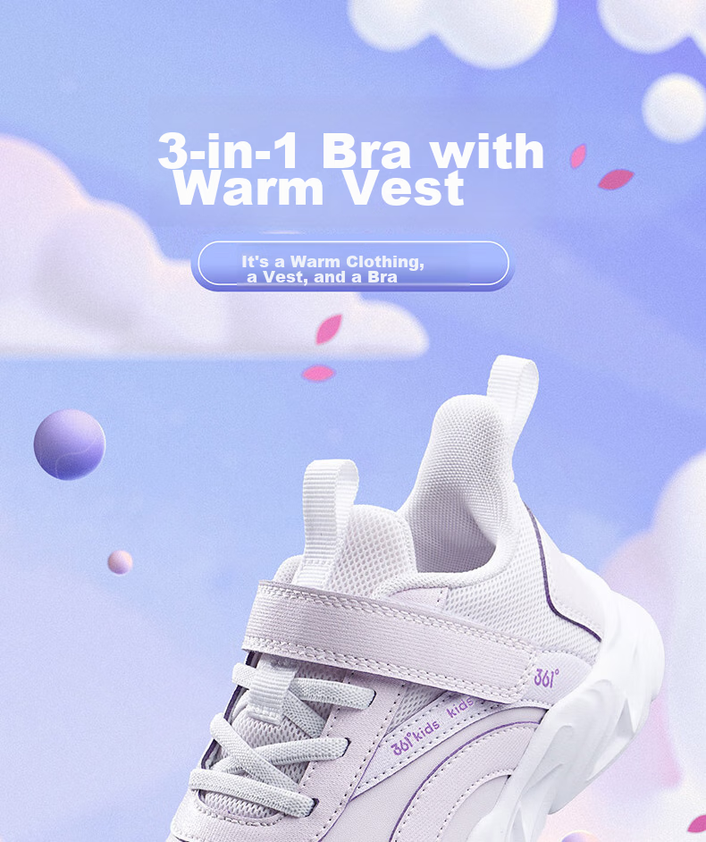 361° Children's Shoes, Kids' Sports Shoes, Winter Season, Boys And Girls, Small Children, Leather Soft Elastic School Running Shoes, Black 27.5 11