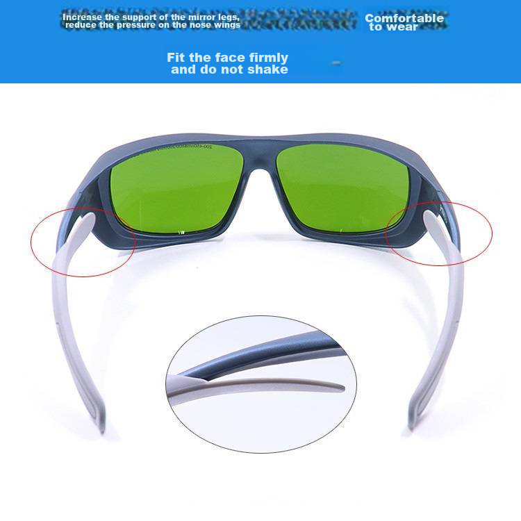 GONGPINKU 800-2000nm Absorption Laser Protective Goggles, Industrial High-Intensity Welding And Rust Removal Eye Shield 4