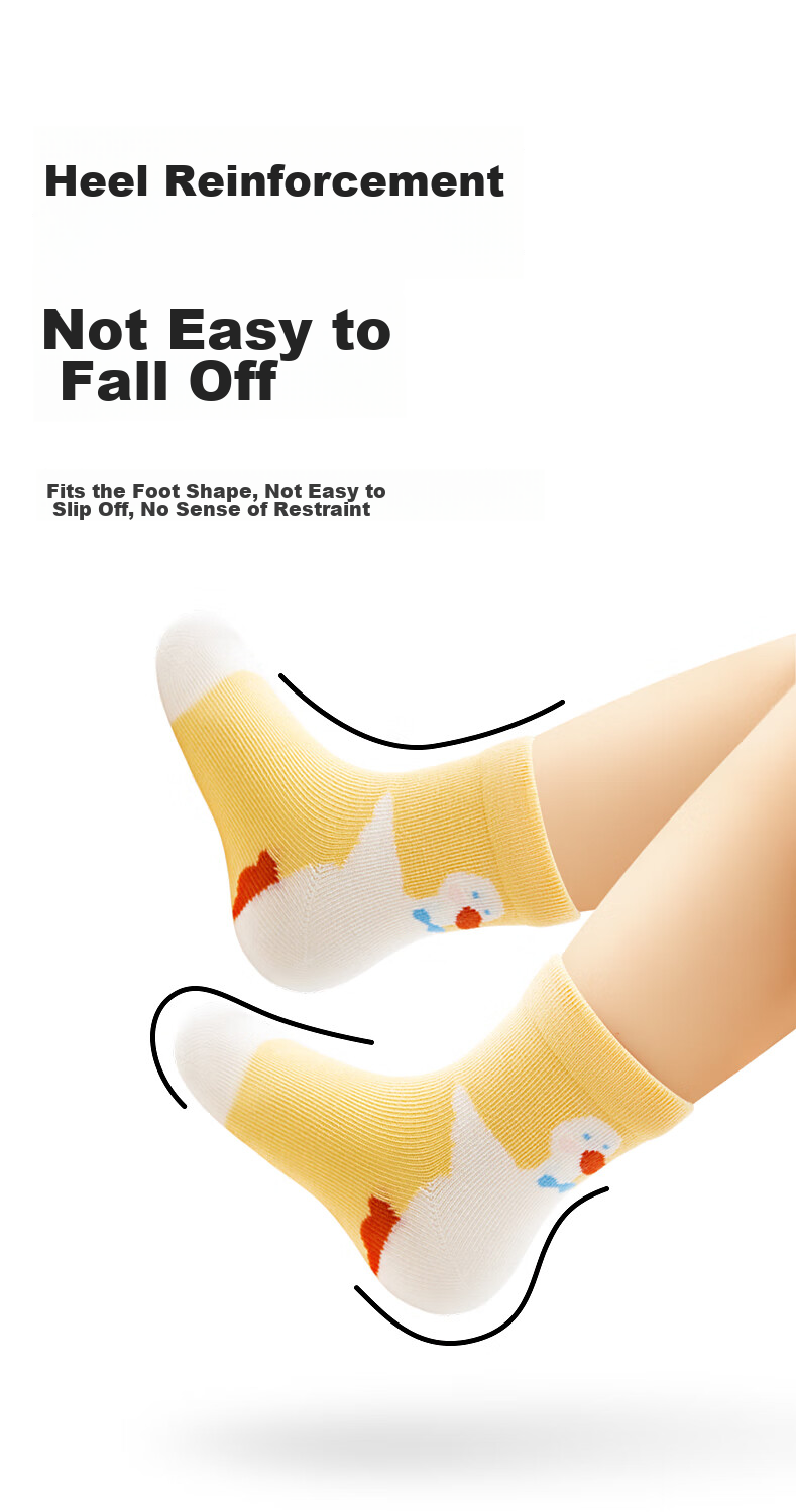 Beibi Newborn Baby Socks, Spring 2026 Pure Cotton Class A Infant Socks, Autumn Style Children's Socks, Mid-Calf Socks for Baby Boys And Girls 11