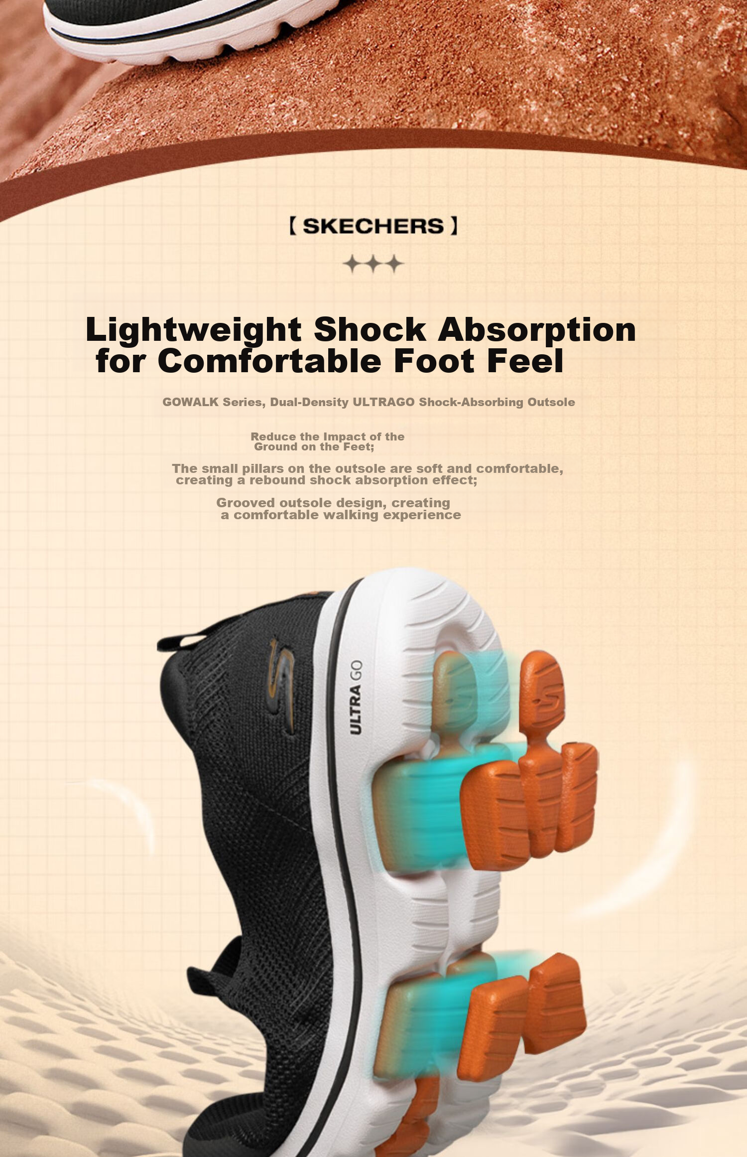 Skechers Men's Shoes, Lightweight Breathable Mesh Slip-On, Spring And Summer Casual Shoes, Soft Sole Comfortable Shock-Absorbing Walking Shoes 4