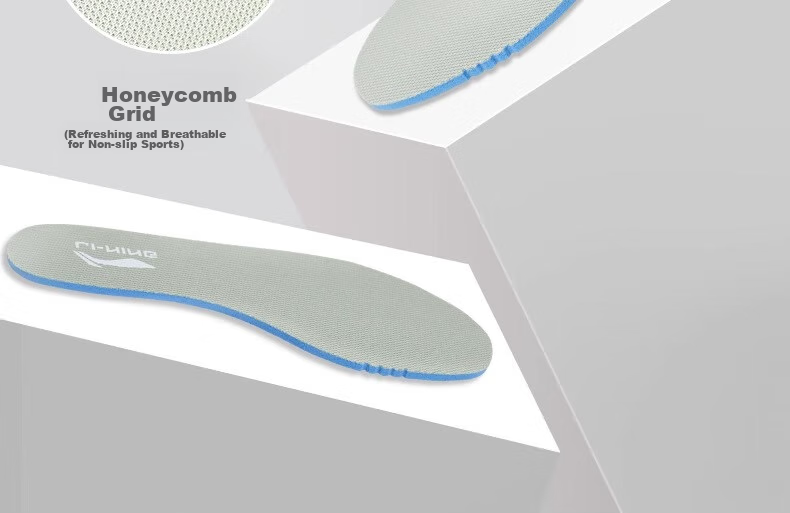 Li-Ning Sports Insoles for Men, Soft And Bouncy, Comfortable for Long-Standing, Height-Increasing, Sweat-Absorbing, Odor-Resistant, Breathable, Non-Stuffy, Shock-Absorbing for Military Training And Running 21