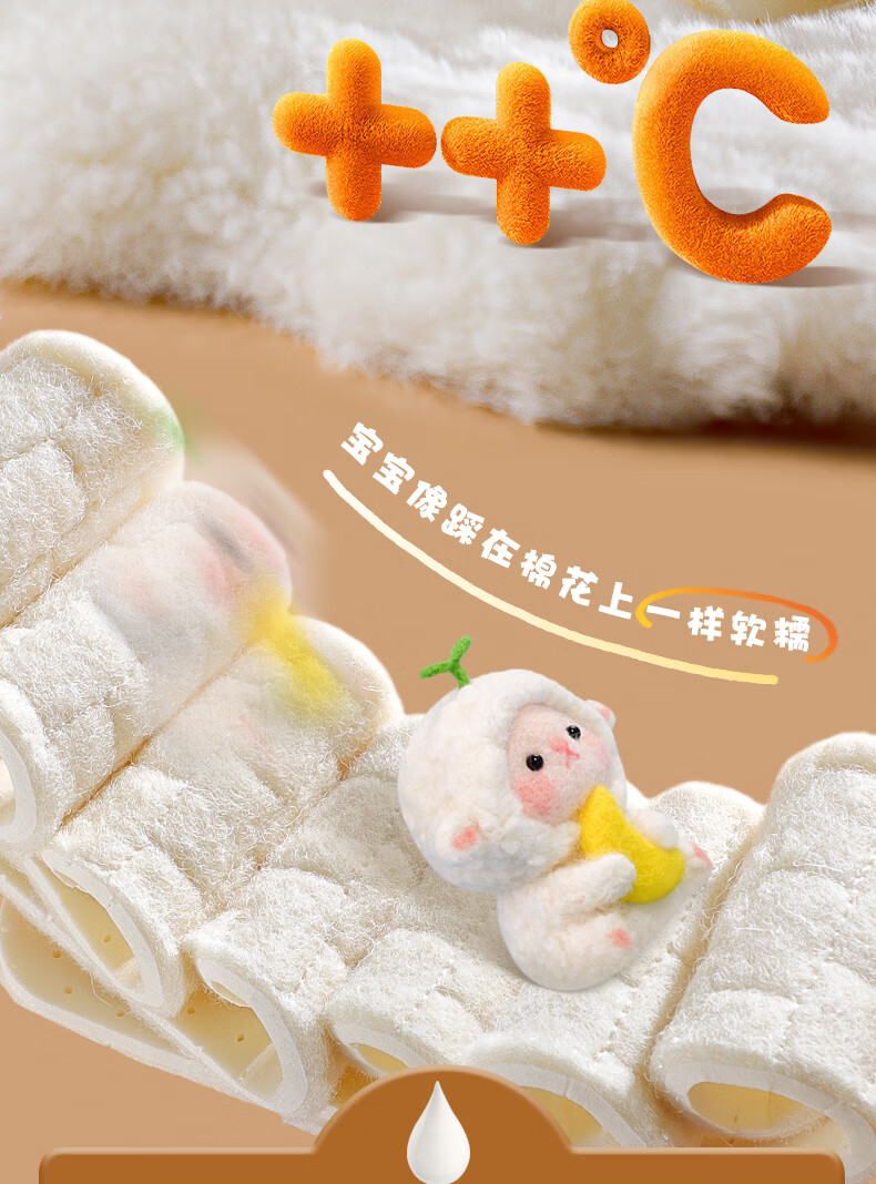 NanJiren 3 Pairs Kids 100% Wool Warm Insoles Plush Thickened Latex Winter Shoes Size 31-32 for Boys and Girls 8
