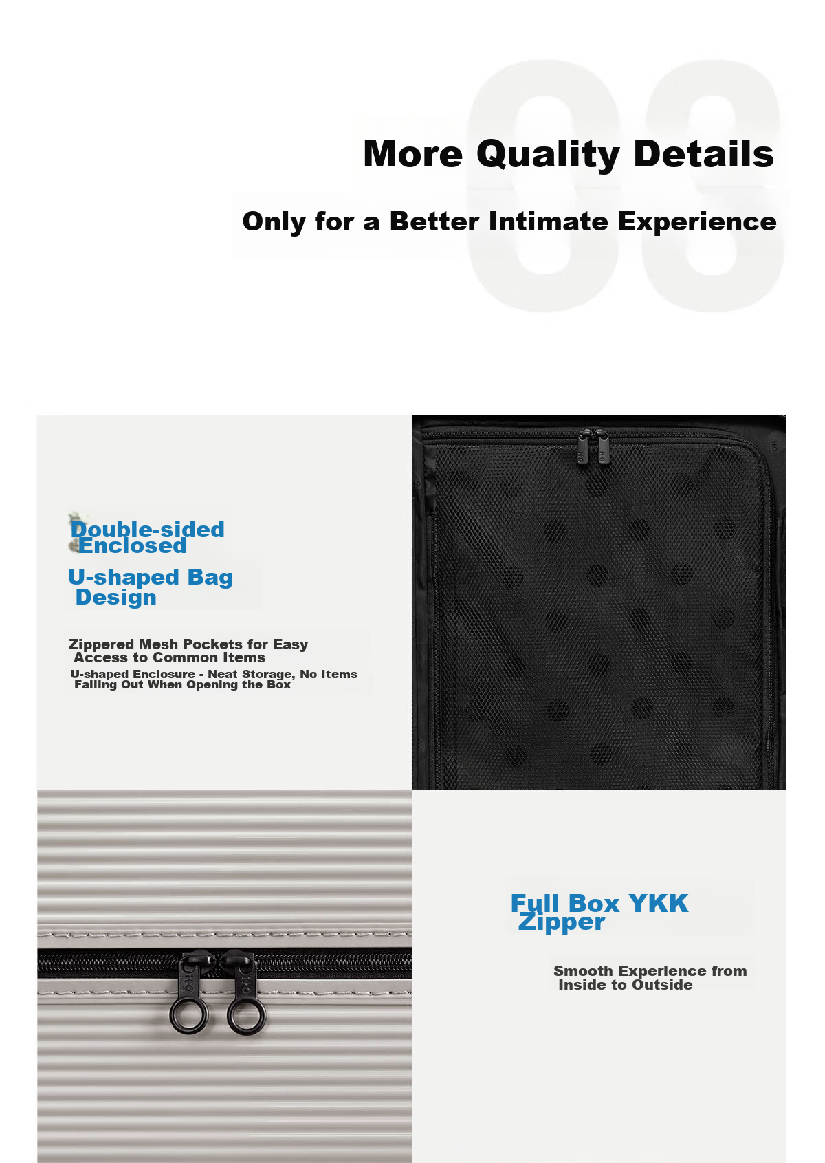 ITO "Yuan Quan Same Style" Pistachio Striped Charcoal Black 28-Inch Suitcase, Trolley Case, Travel Luggage 15