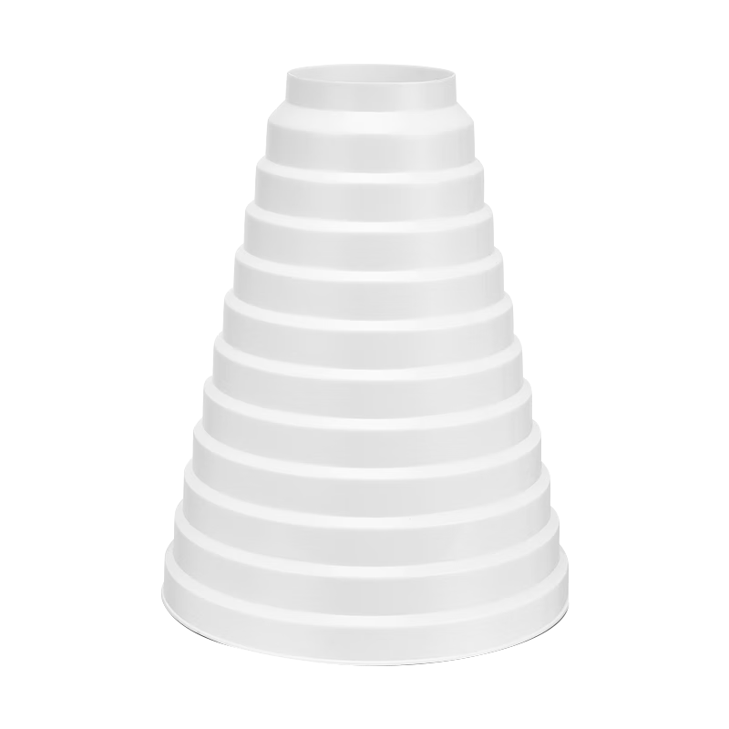 Shuangwei Range Hood Duct Smoke Exhaust Pipe Diameter Reducer Connector Plastic Ventilation Exhaust Pipe Thickened Diameter Conversion Ring YYan Diameter Conversion Ring