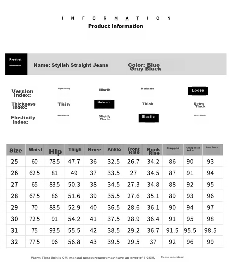 LangSha Straight-Leg Jeans for Women, High-Waisted Slimming Pants for Spring And Autumn, Cropped Wide-Leg Trousers for Petite Figures 8