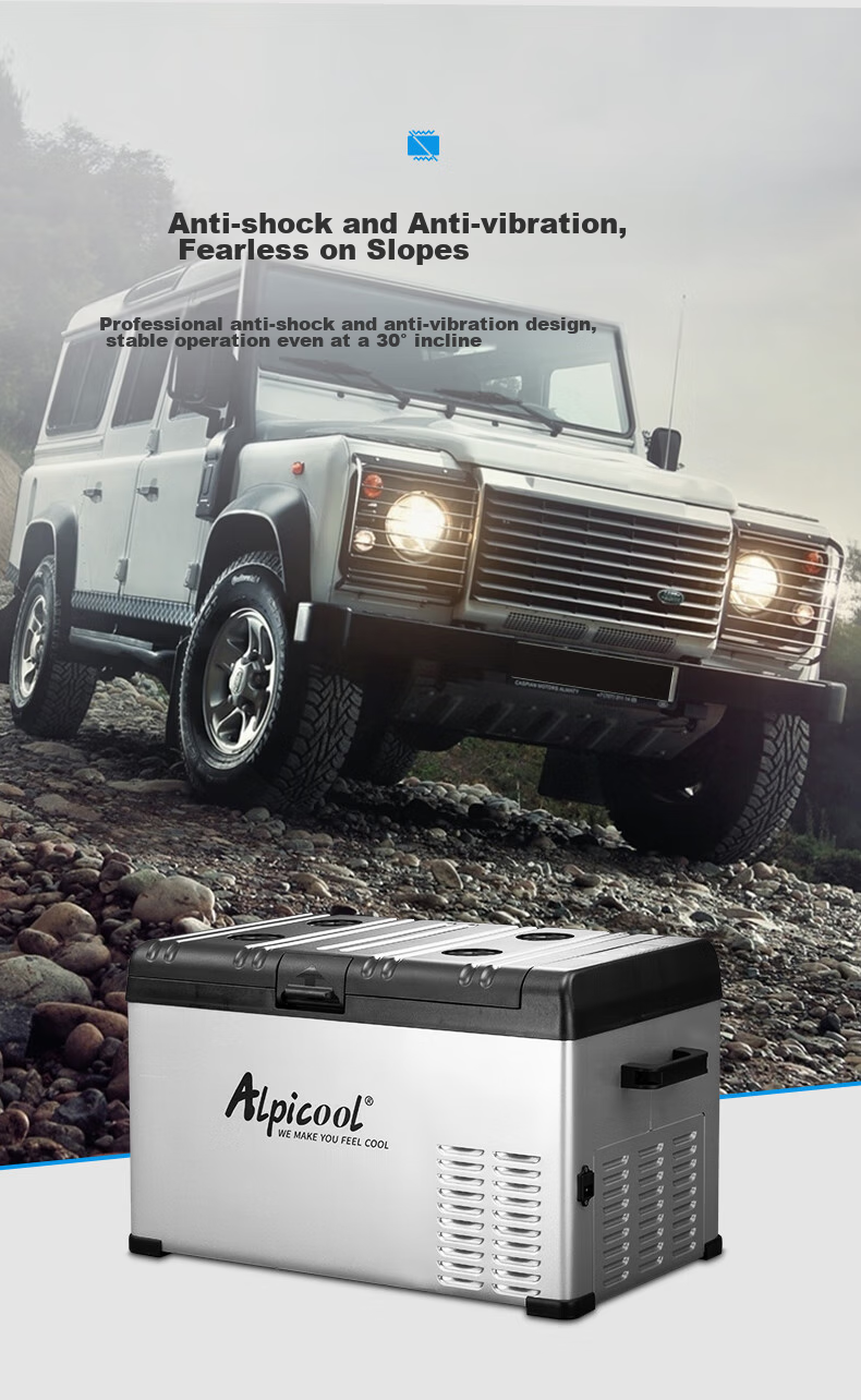 Alpicool Car Refrigerator, Dual-Use for Car And Home, Compressor-Freezing And Refrigeration, Suitable for Dormitory And Office, Mini C75 Large Capacity Fridge 9