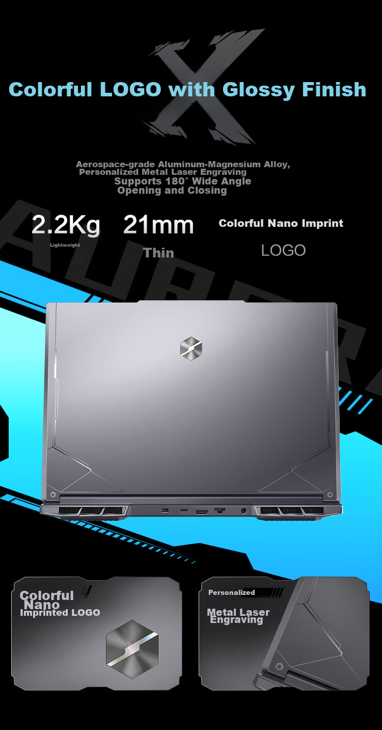 MECHREVO Aurora X 2026 National Subsidy Gaming Laptop (U7-251HX 16GB 1TB RTX5070 2.5K 300Hz Gray) 2