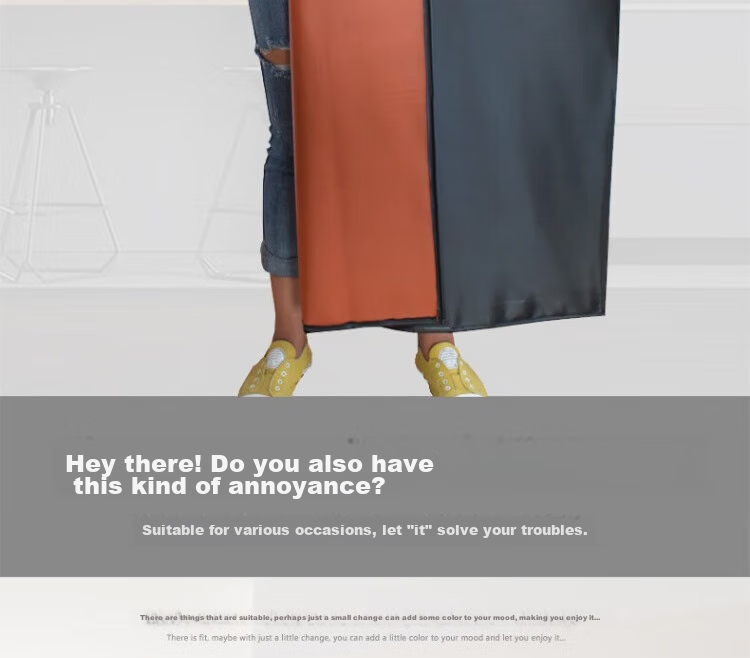 Gongtai Waterproof and Oil-proof Aquatic Apron Acid and Alkali Resistant Extra Large Thickened PU Apron Waistcoat Black 120*125cm One Size 2