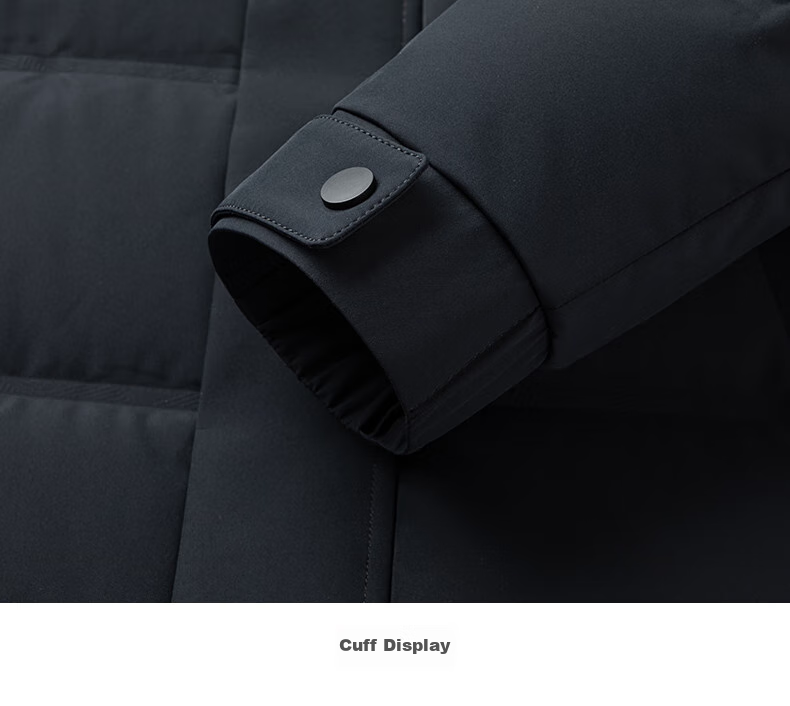 Yalu down Jacket for Men, 2025 Autumn And Winter, Thickened Detachable Hooded Short Style, Business Casual Cold-Proof Winter Coat 23