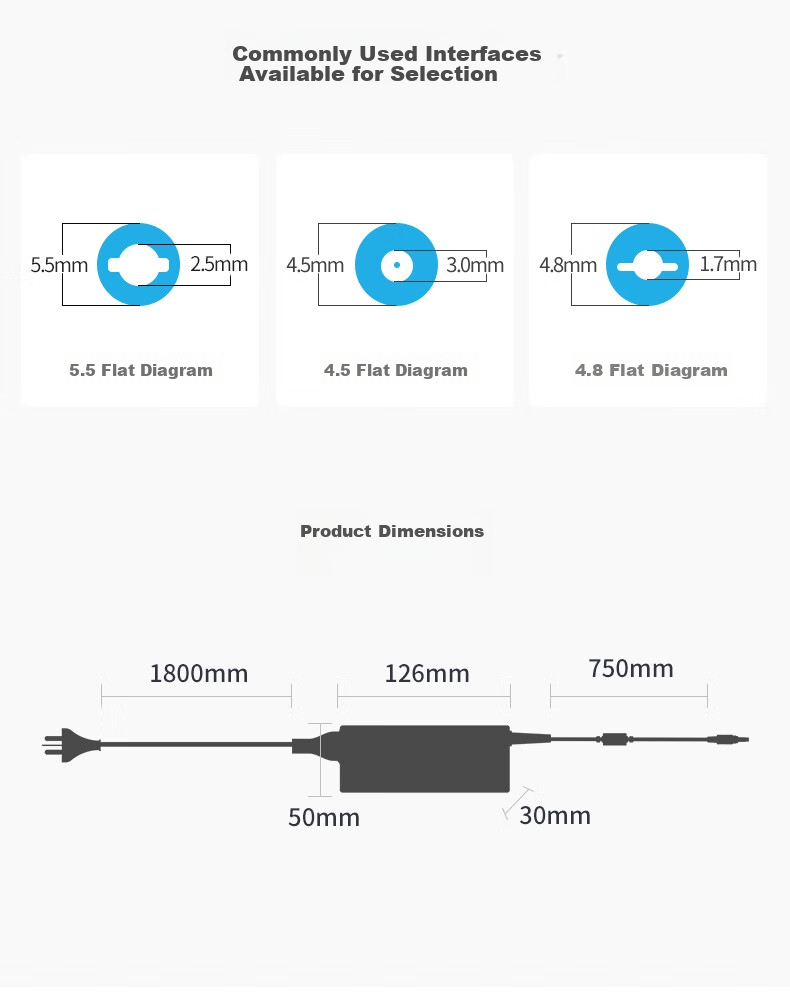 Elei Compatible with Shenzhou Xuanlong A40L-741 K610D Laptop Power Adapter Charger Cable, 19V 4.74A Small Plug 4.0*1.7 10