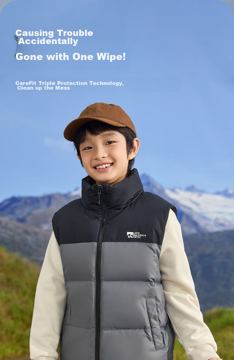 BALABALA Children's Clothing, Kids' Vest, Boys And Girls down Jacket, New Winter Outerwear, Warm And Comfortable, Versatile And Trendy 6