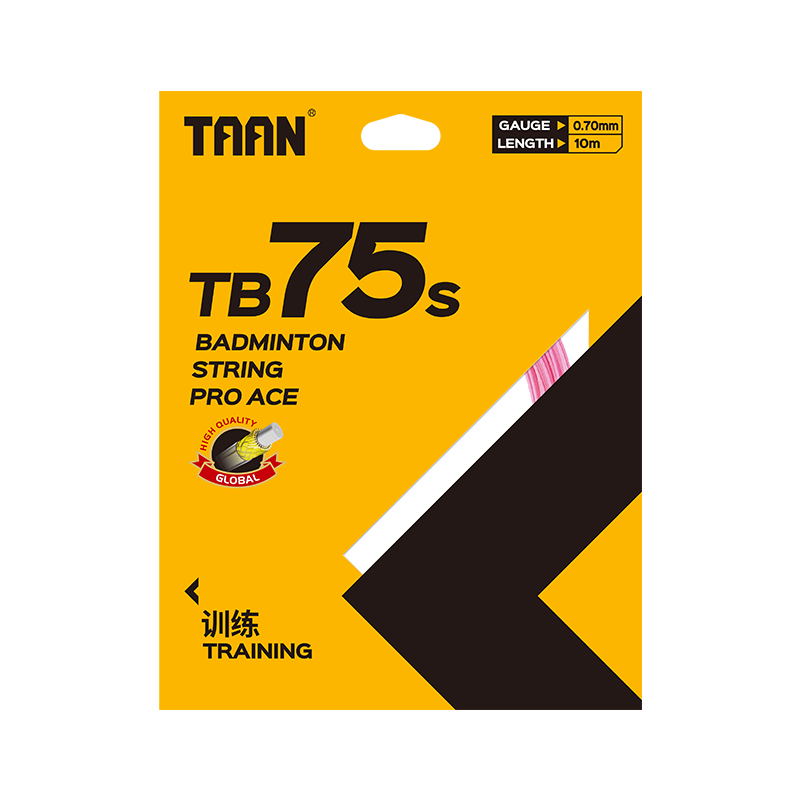 Taan Badminton Racket String, Competition Training String, Durable High-Elasticity Speed Type TB75S, Light Blue, 3-Pack