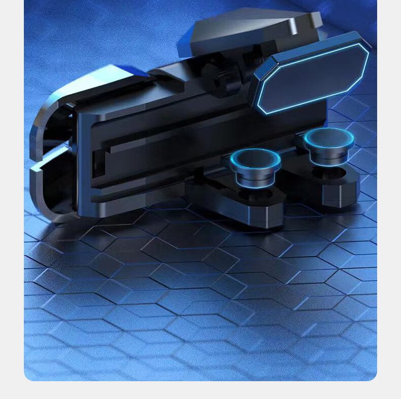 Masentek - Black Shark Mobile Game Physical Assist Buttons PUBG Four-Finger Mechanical Aim Assist Controller Shoulder Keyboard Peace Elite Dark Zone Breakthrough CF Cheat Technology 12