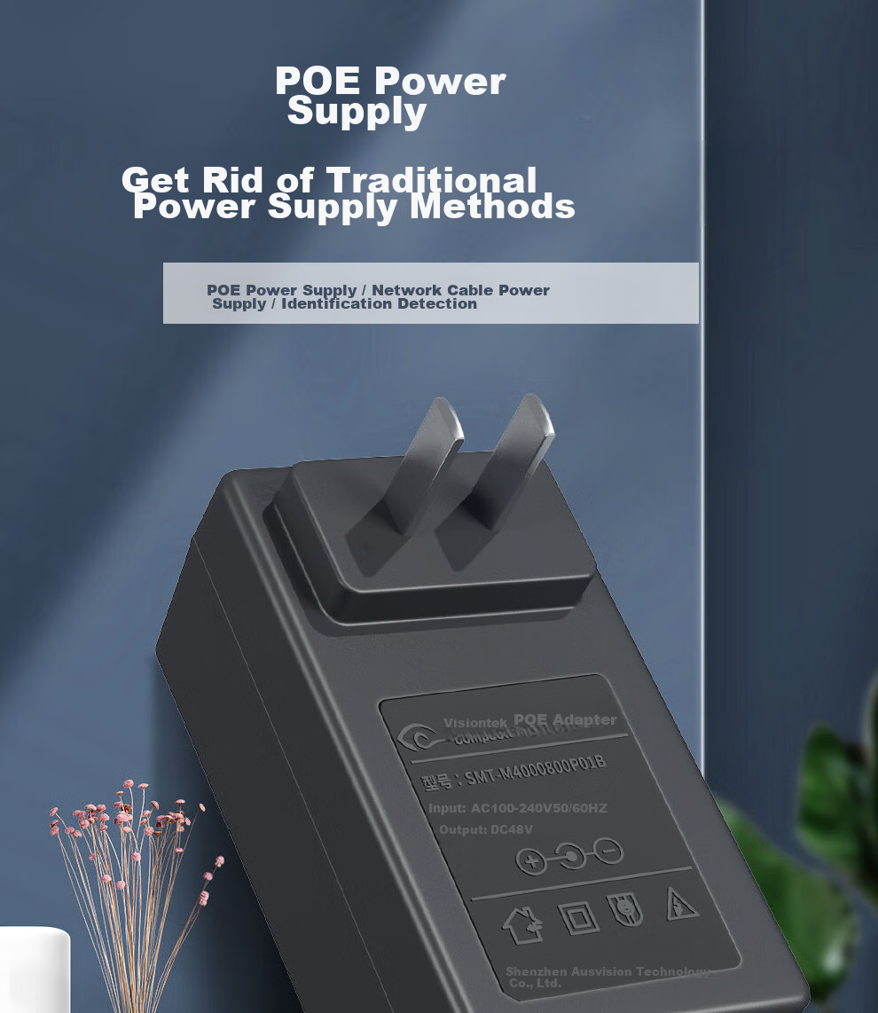 COMPCCTV POE Power Supply Module, Surveillance Network Camera Independent Transmission Separator, 48V/52V Network Bridge, AP Universal 2
