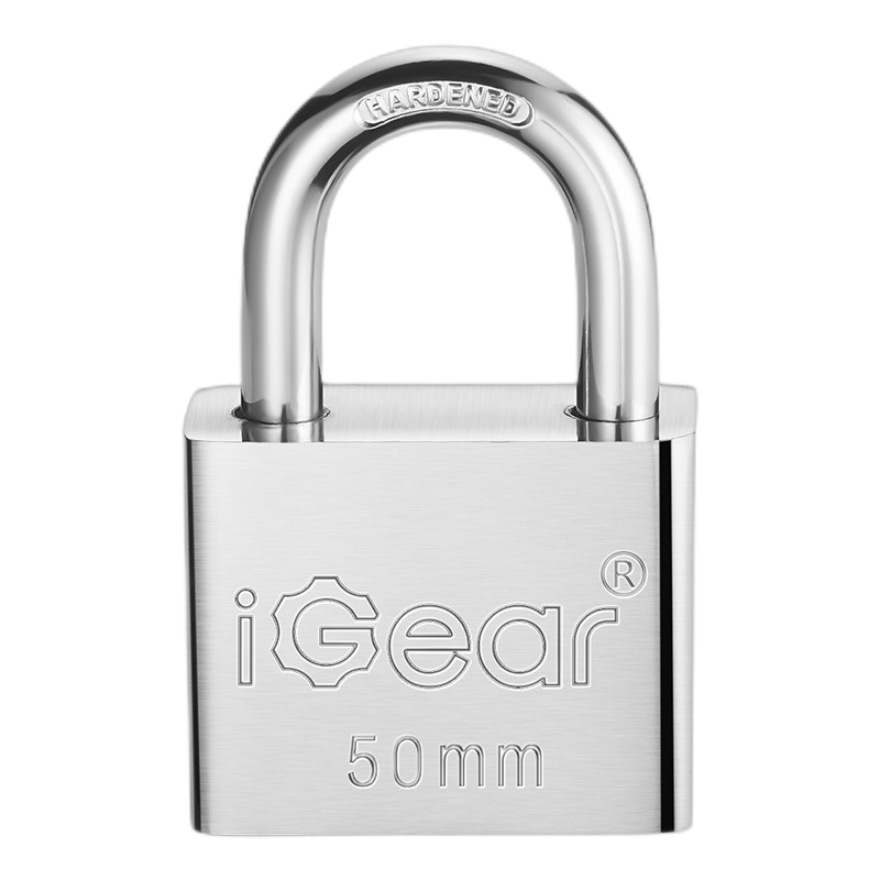 IGear Padlock Waterproof Rust-Resistant Door Lock Tool Lock for Shops, Warehouses, Gates, Home Use Anti-Theft Tamper-Proof Lock 50mm