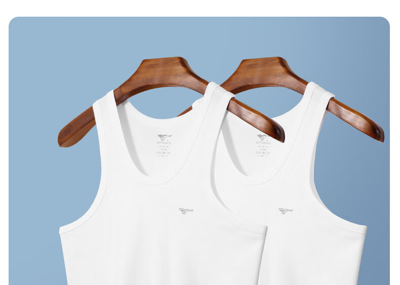 Seven Wolves Men's Vest [10A Antibacterial and Anti-Mite] Versatile Racerback Sports Stretch Base Layer 2-Pack 3XL 6