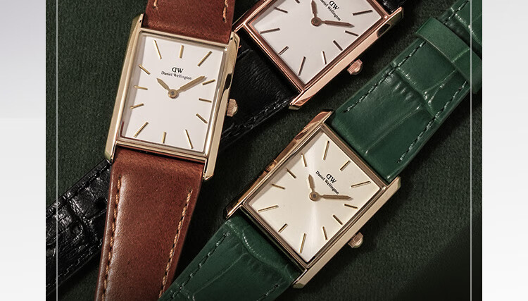 DanielWellington DW Ladies Watch, BOUND Modern Quartz Wristwatch for Europe And America, Light Luxury Niche Birthday Gift for Girlfriend, DW740 12