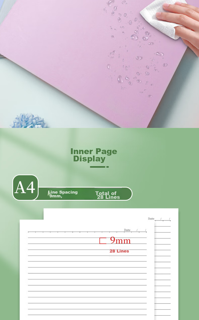 Youxueku A5 Soft Cover Lined Notebook, High-Quality Stitched Notebook for Students And Exam Preparation, Error Correction Book with Text Style, Sweet Design, 4-Pack Set, Mid-Autumn Festival Gift 12