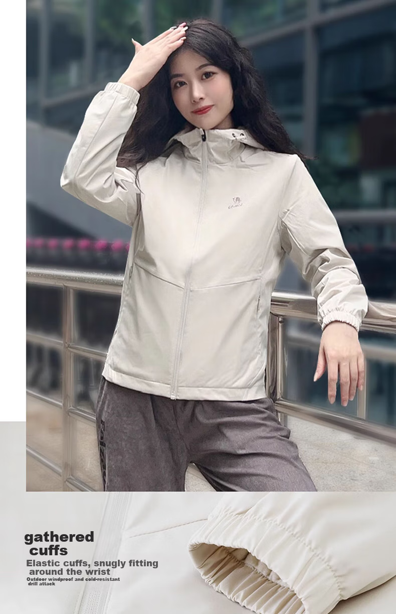 CAMEL Sports Jacket, New Style for Men And Women, Spring And Autumn Collection, Slim Fit, Fleece-Lined Casual Jacket, Outdoor Water-Repellent Hiking Wear, Windbreaker 8