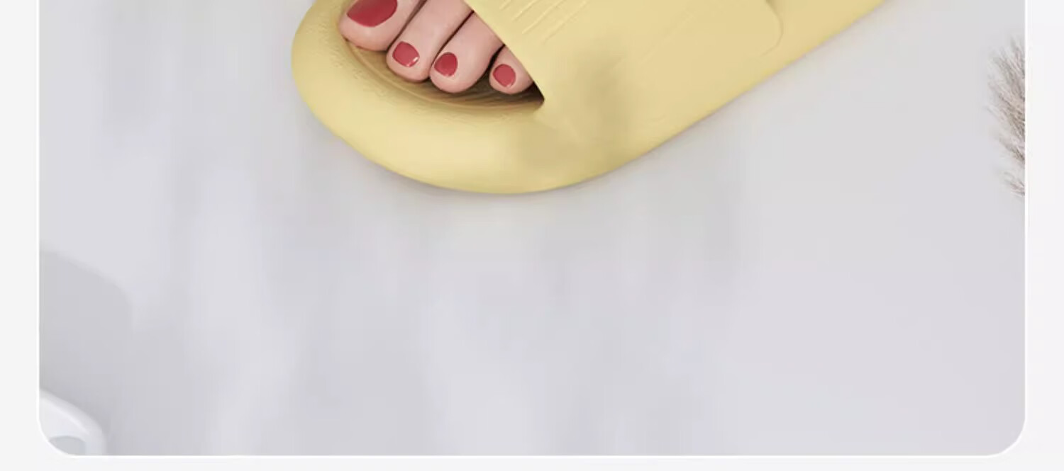 Sanli Slippers, Thick Sole, Comfortable Feel, Odor-Free, Soft Bottom, Bathroom Indoor Home Non-Slip Sandals for Men And Women, Gray, Size 40-41 16