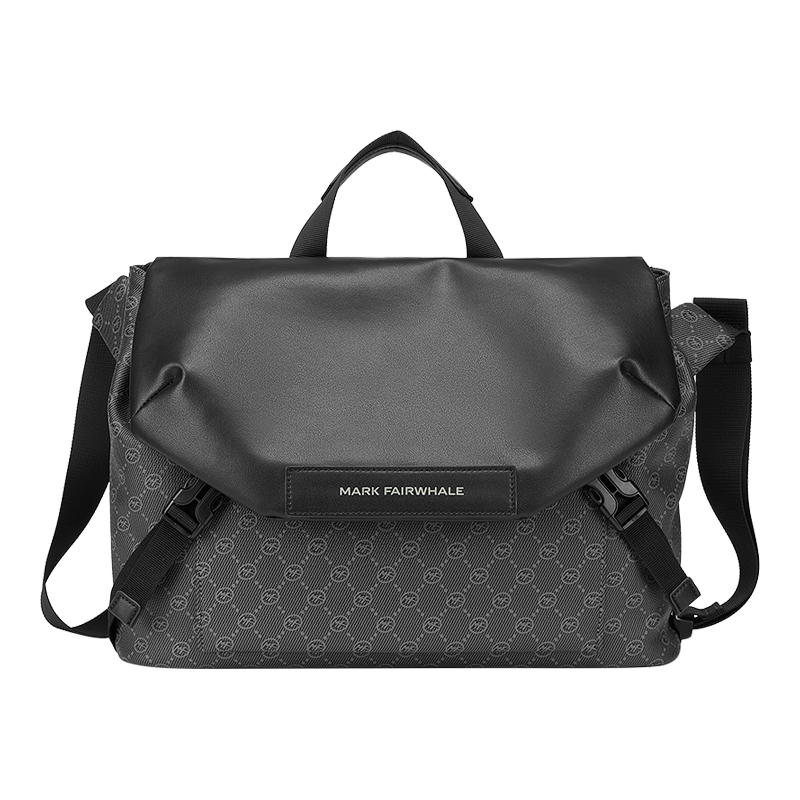 MARK FAIRWHALE Men's Crossbody Bag, Shoulder Bag, 14-Inch Laptop And Tablet Bag, Simple Messenger Backpack, Large Capacity Commuter Bag, Satchel