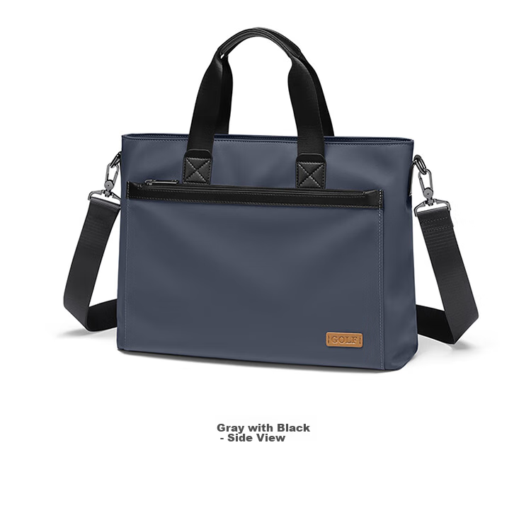 GOLF Business Briefcase for Men, Large Capacity Handbag, 13.3-Inch Laptop Bag, Water-Resistant Horizontal Style Briefcase 23