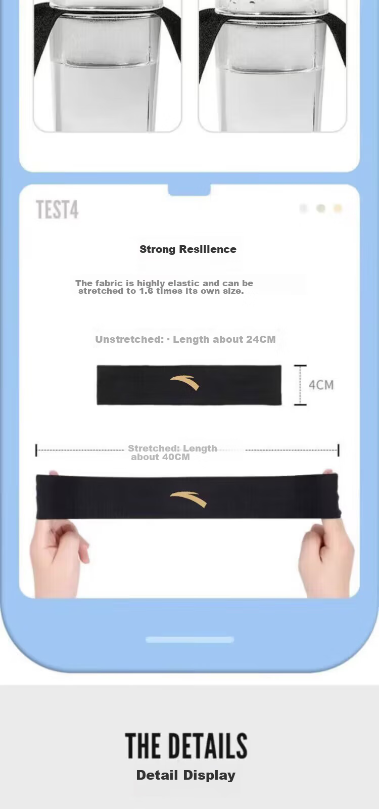 ANTA Sports Headband for Men And Women, Sweat-Absorbing Headband, Sweat-Stopping Band, Running Sweat-Guiding Band, Basketball Sweat-Proof Headband, Hair-Tying Headband, Head Hoop 10