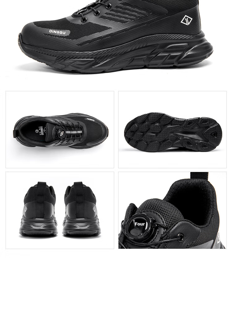 Dinggu Intelligent Buckle Safety Shoes, Lightweight And Comfortable Work Shoes, [Best-Selling All-Season Model] JD1322hei41 19